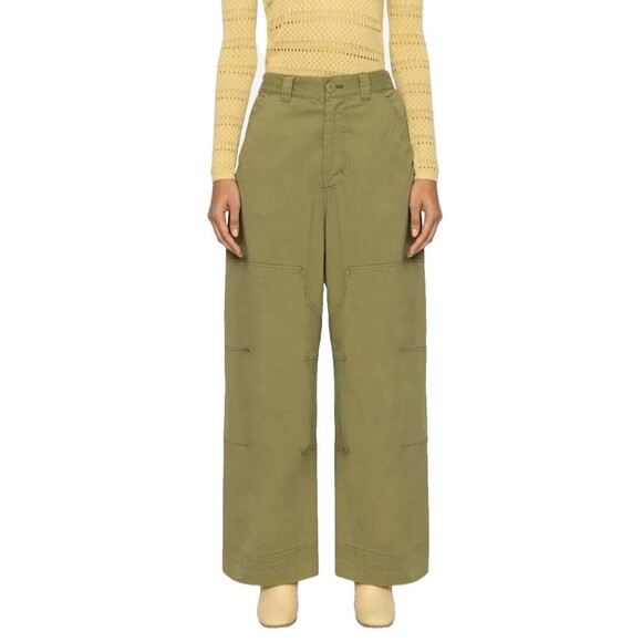 Sea New York Women's Karina Cotton Wide Leg Pants size 6 NWT Elastic Waist Cargo